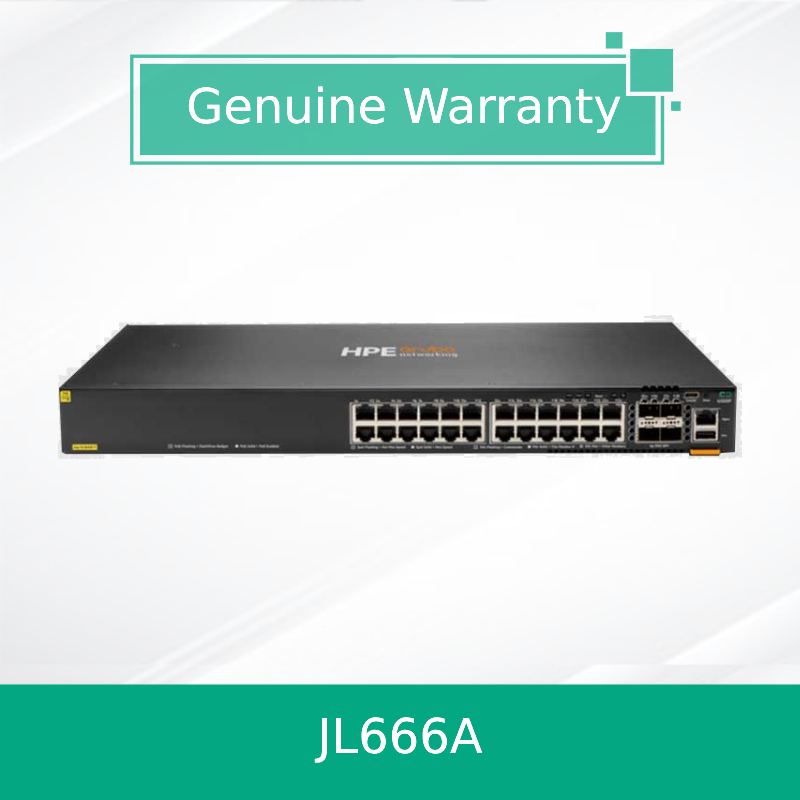 Jl666A 6300f Serials 24 Cổng 10/100/1000baset Poe+ và 4 Cổng SFP 1/10/25/50g Bộ chuyển mạch Ethernet Mạng