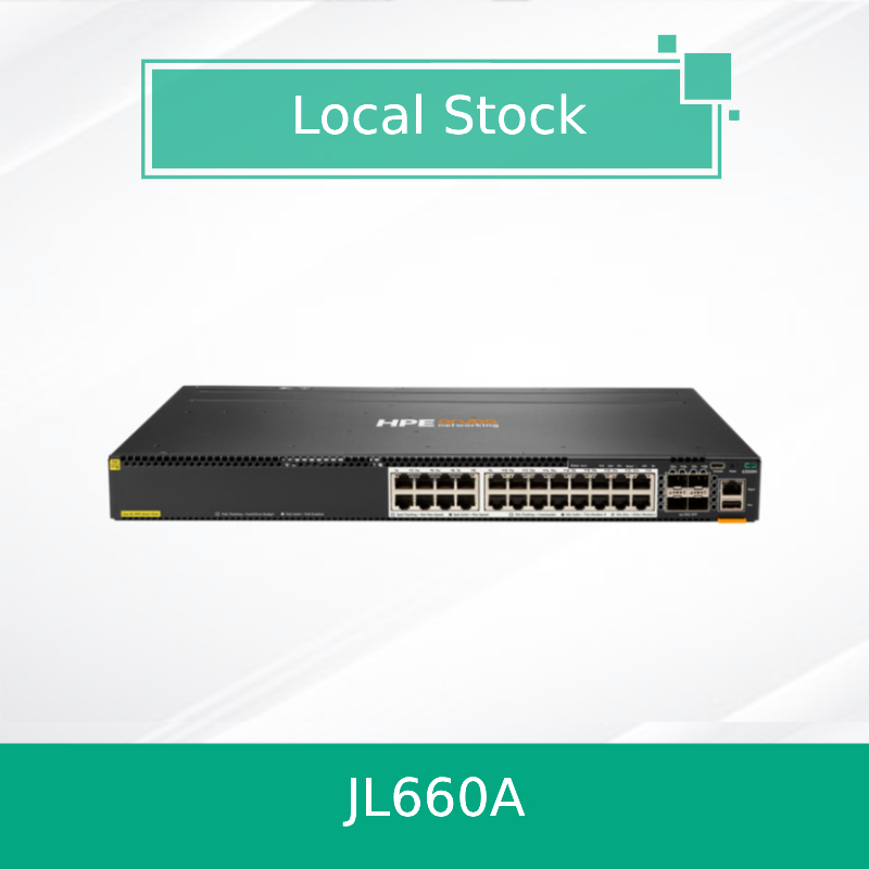 Hpe Aruba Networking Cx 6300m 24 Hpe Smart Rate Poe và 4 SFP56 Switch (JL660A)