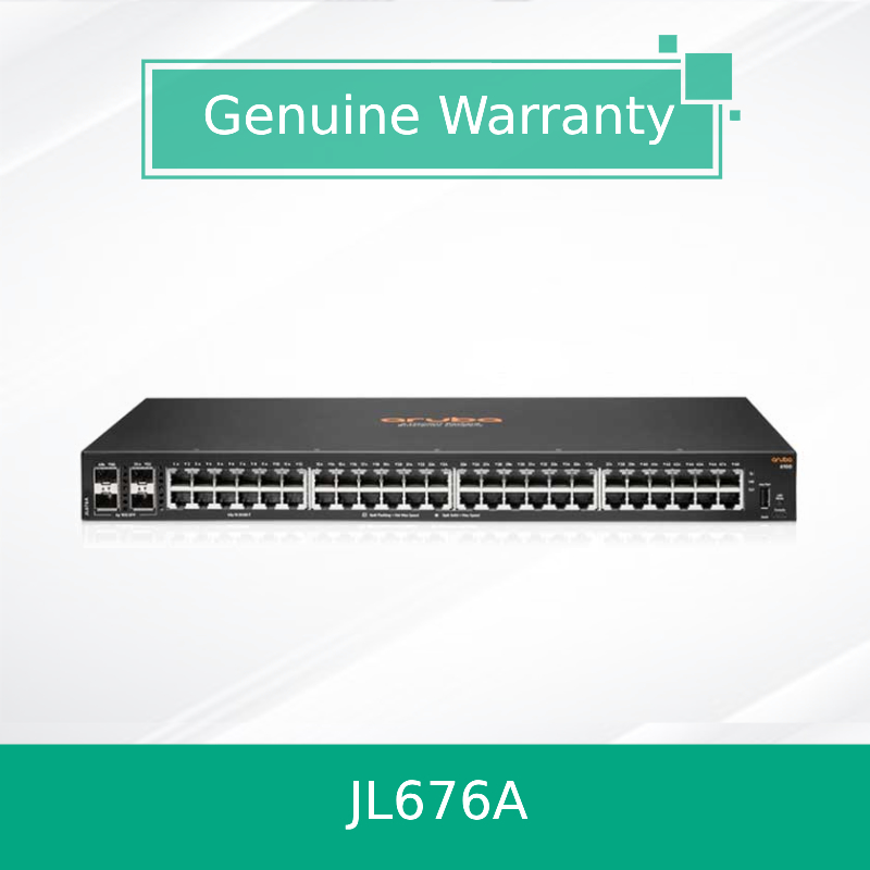 Hpe Aruba Cx 6100 48g Managed Switch với cổng SFP + (JL676A) Mới và nguyên bản