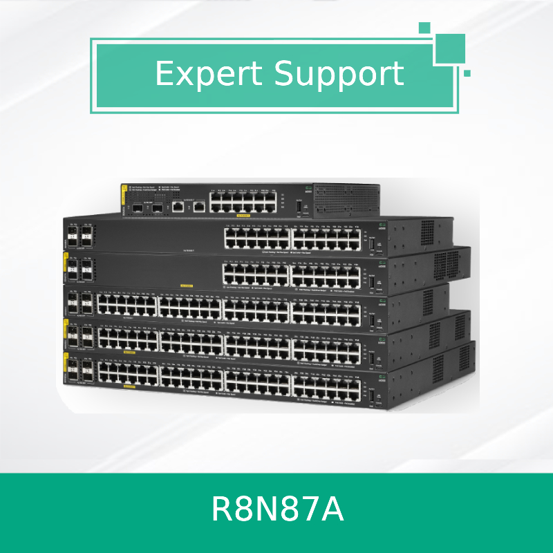 Hpe Aruba Networking Cx 6000 24G Class4 Poe 4SFP 370W Switch (R8N87A) Mới và nguyên bản