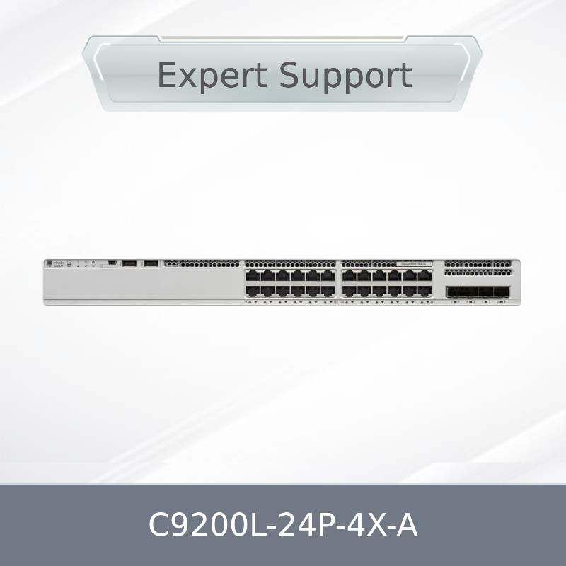 Mới Nguyên Bản Niêm Phong Nhà Máy C9200L-24p-4X-a 9200L 24-Cổng Poe+ 4 X 1g Network Advantage Cisco Switch C9200L-24p-4X-a