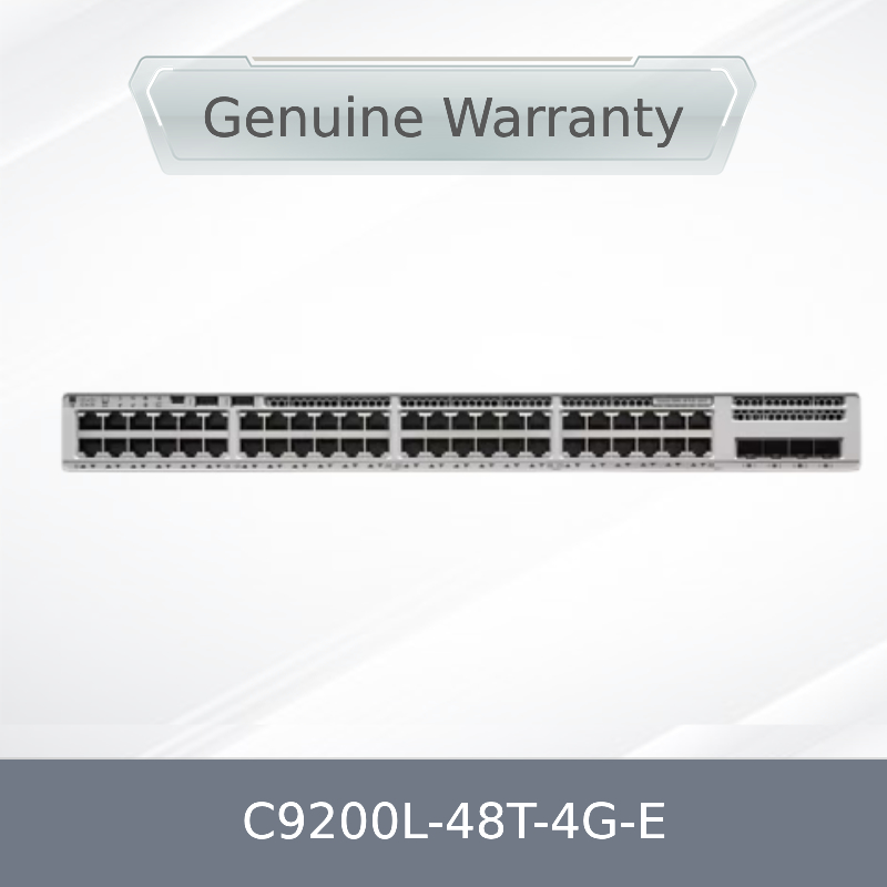 Sản phẩm gốc mới 9200 Series 9200L 48 cổng dữ liệu, 4 X 1g, Network Essentials C9200L-48t-4G-E Network Switch