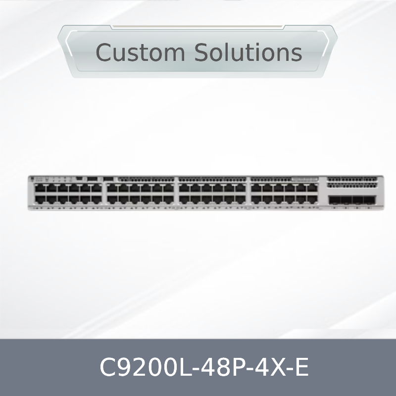 Mới Nguyên Bản Trong Kho C9200L-48p-4X-E Cisco Cata Lyst 9200L 48 Cổng Poe+ 740W 4X10g Uplink, Bộ Chuyển Mạch Mạng