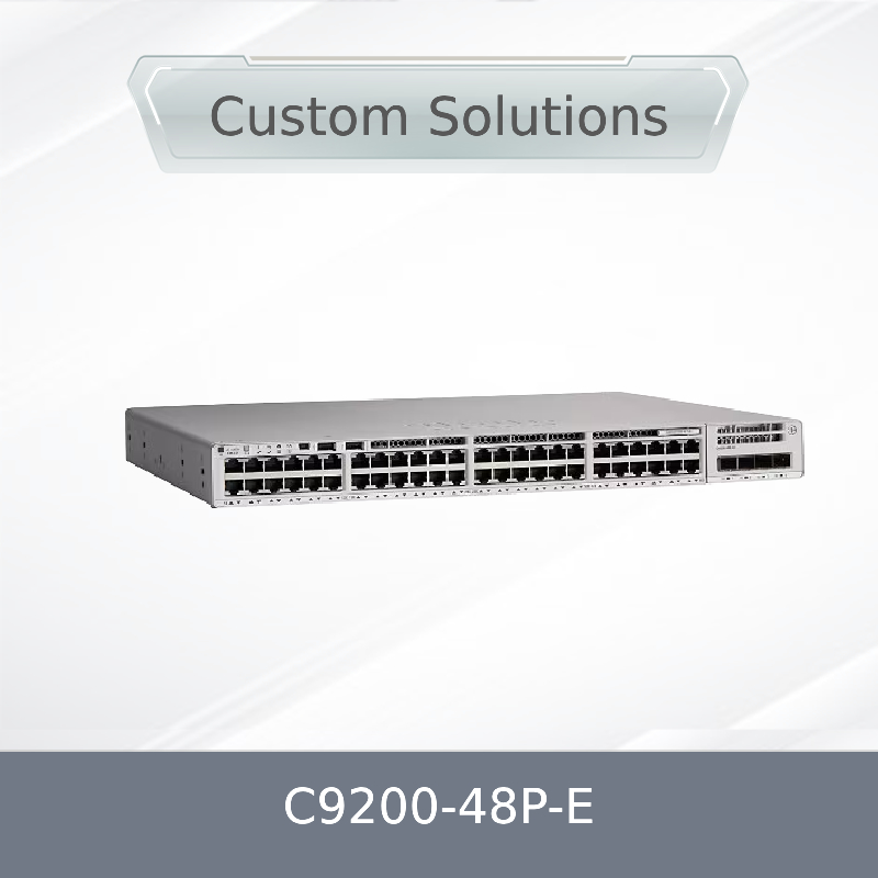 C9200-48p-E Bộ chuyển mạch mạng 48 cổng RJ45 1g Poe+ với 48 cổng Poe+ Network Essentials và X1 Nguồn AC