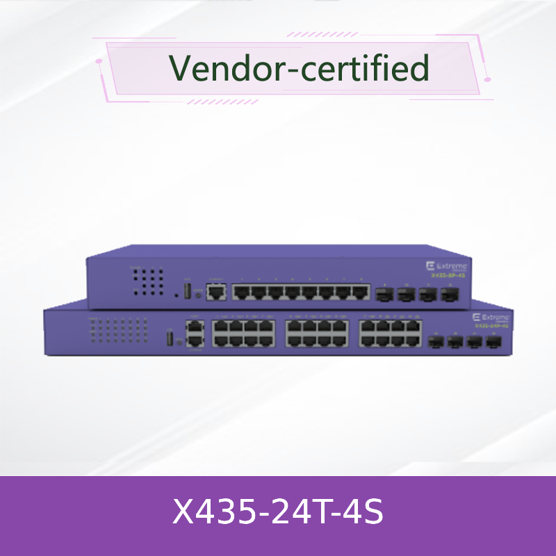 Các mạng cực X435-24T-4S 24-Port Gigabit Ethernet Switch với 4 SFP Uplinks