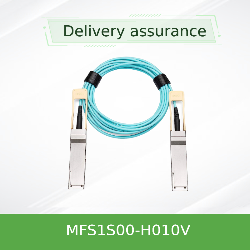 Cáp quang chủ động NVIDIA MFS1S00-H010V 200Gb/s QSFP56 - AOC 10m cho Trung tâm dữ liệu HDR InfiniBand & 200GbE