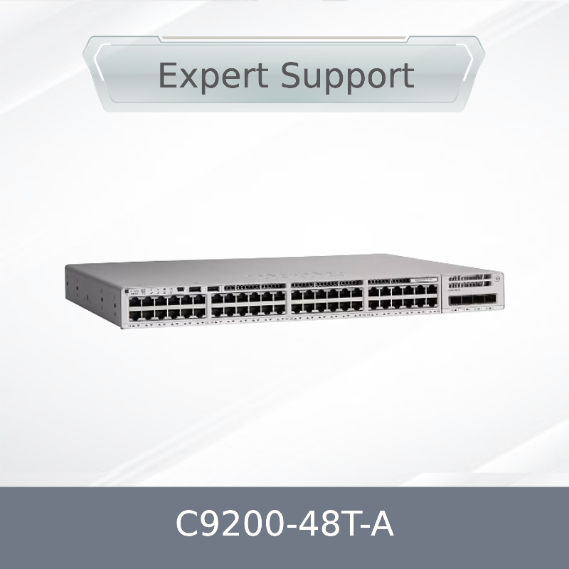 Thiết bị chuyển mạch dữ liệu Cisco Catalyst 9200-48T-A 48 cổng, Giấy phép Advantage Network, Gigabit Ethernet Doanh nghiệp