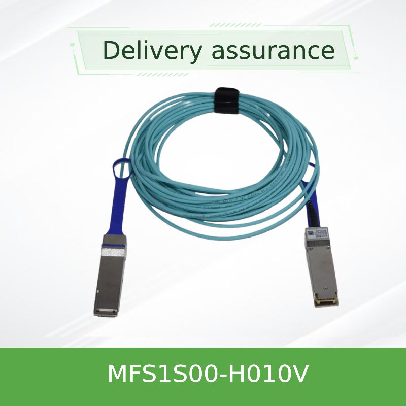 Mellanox MFS1S00-H010V 10m QSFP56 Active Optical Cable | 200Gb/s InfiniBand HDR & Ethernet, Hot-Pluggable AOC with DDM
