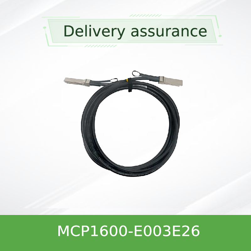 Cáp EDR InfiniBand 100Gb / s MCP1600-E003E26 QSFP28 đồng DAC cho Top-of-Rack